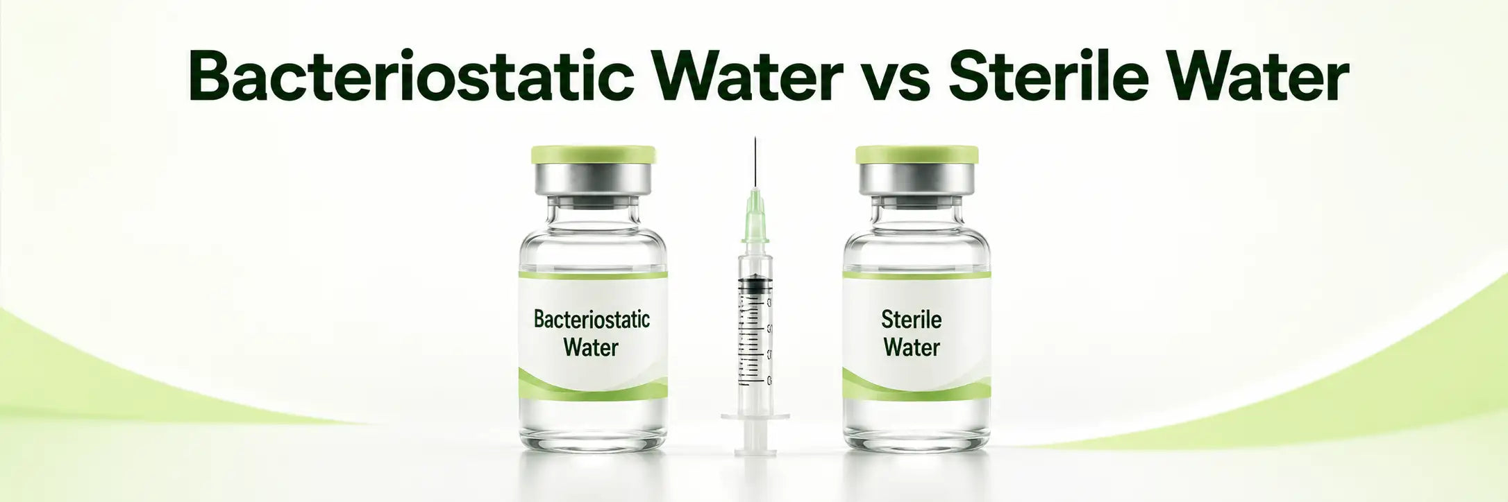 Bacteriostatic Water vs. Sterile Water: The Difference Explained