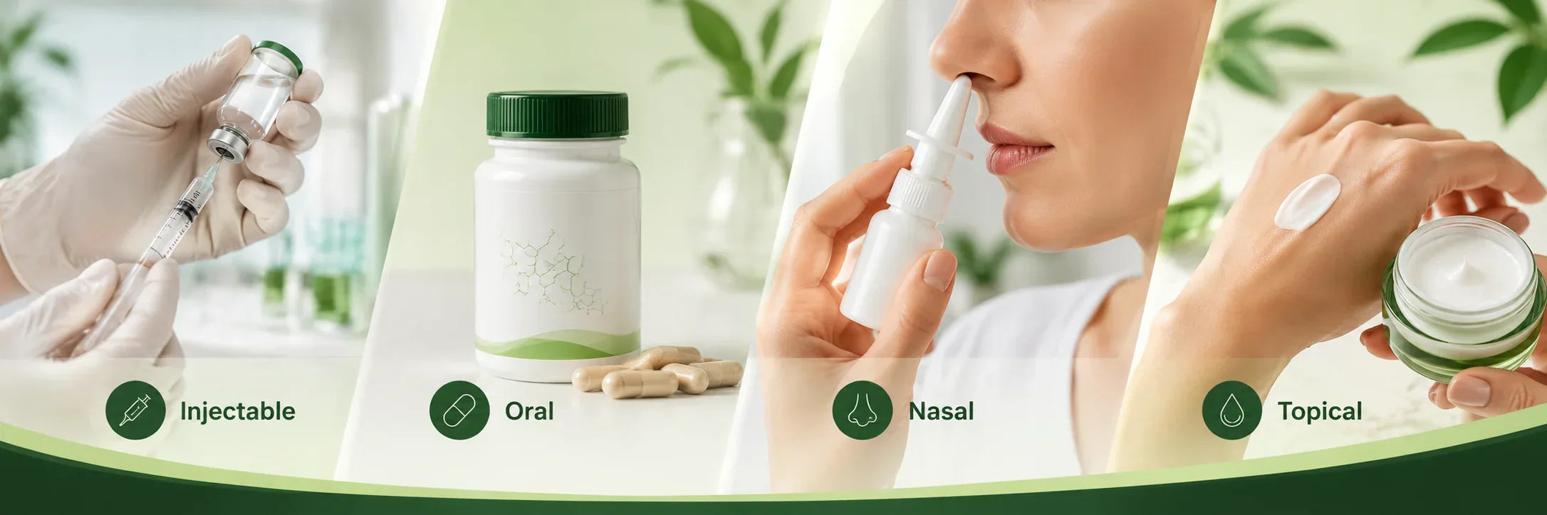 Peptide Delivery Methods Compared: Oral, Injectable, Nasal & Topical